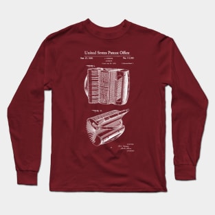 Accordion Patent 1938 Long Sleeve T-Shirt